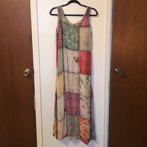 Sacred Threads Layered Patchwork Dress